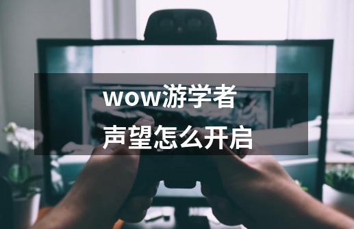 wow游学者声望怎么开启-第1张-游戏资讯-龙启科技