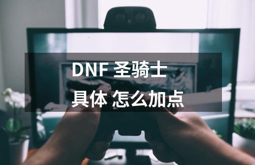 DNF 圣骑士 具体 怎么加点-第1张-游戏资讯-龙启科技