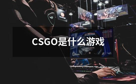 CSGO是什么游戏-第1张-游戏资讯-龙启科技