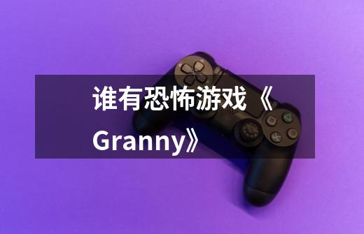 谁有恐怖游戏《Granny》-第1张-游戏资讯-龙启科技