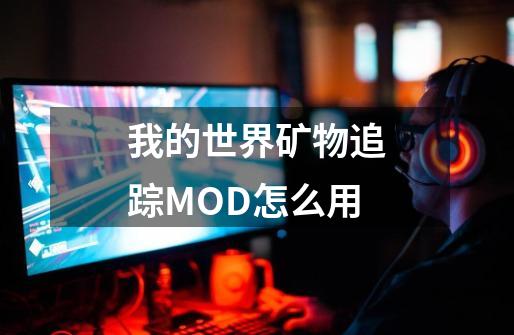 我的世界矿物追踪MOD怎么用-第1张-游戏资讯-龙启科技