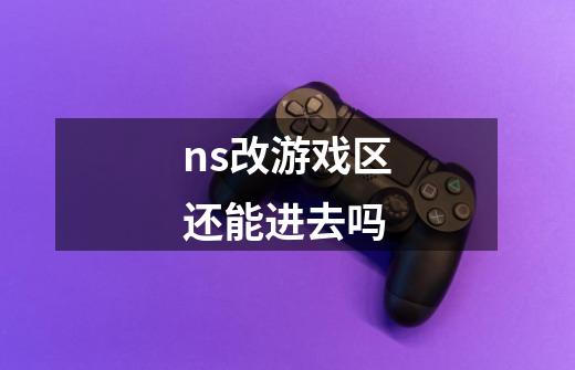 ns改游戏区还能进去吗-第1张-游戏资讯-龙启科技