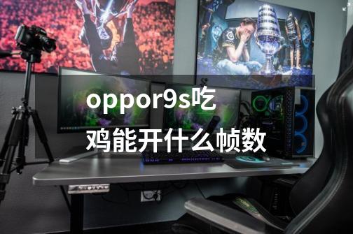 oppor9s吃鸡能开什么帧数-第1张-游戏资讯-龙启科技