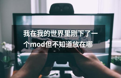 我在我的世界里刚下了一个mod但不知道放在哪-第1张-游戏资讯-龙启科技