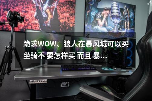 跪求WOW、狼人在暴风城可以买坐骑不 要怎样买 而且 暴风城贵族是啥啊-第1张-游戏资讯-龙启科技