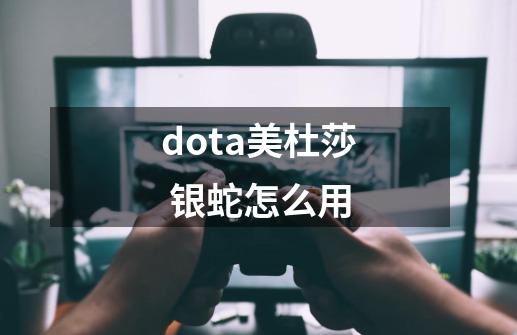 dota美杜莎 银蛇怎么用-第1张-游戏资讯-龙启科技