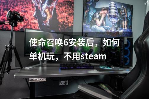 使命召唤6安装后，如何单机玩，不用steam-第1张-游戏资讯-龙启科技