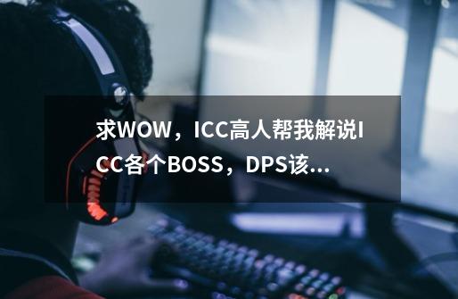 求WOW，ICC高人帮我解说ICC各个BOSS，DPS该怎么打，怎么跑位-第1张-游戏资讯-龙启科技