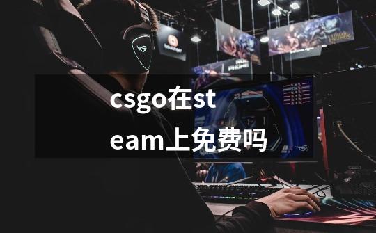 csgo在steam上免费吗-第1张-游戏资讯-龙启科技