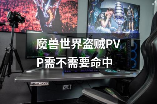 魔兽世界盗贼PVP需不需要命中-第1张-游戏资讯-龙启科技