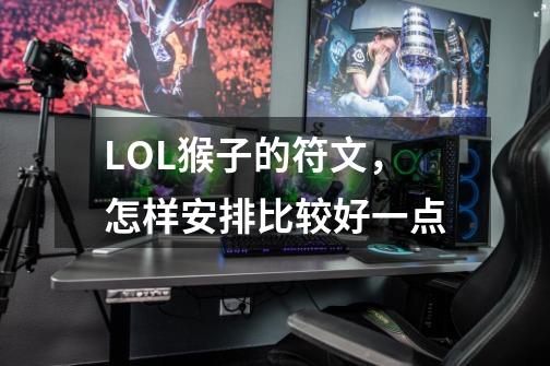 LOL猴子的符文，怎样安排比较好一点-第1张-游戏资讯-龙启科技