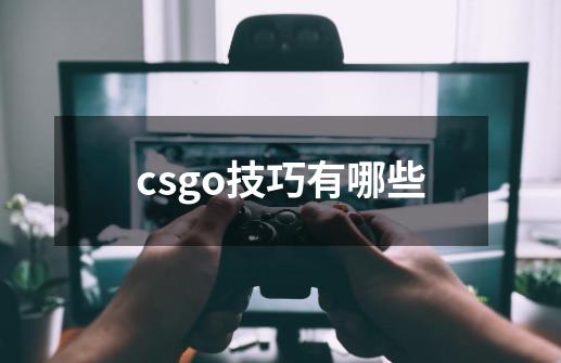 csgo技巧有哪些-第1张-游戏资讯-龙启科技