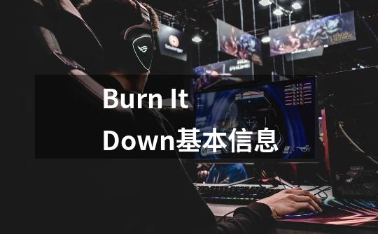 Burn It Down基本信息-第1张-游戏资讯-龙启科技