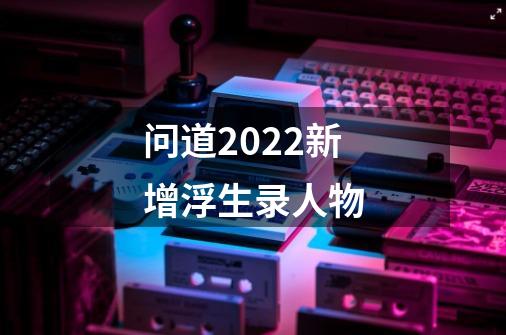 问道2022新增浮生录人物-第1张-游戏资讯-龙启科技