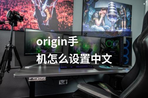 origin手机怎么设置中文-第1张-游戏资讯-龙启科技