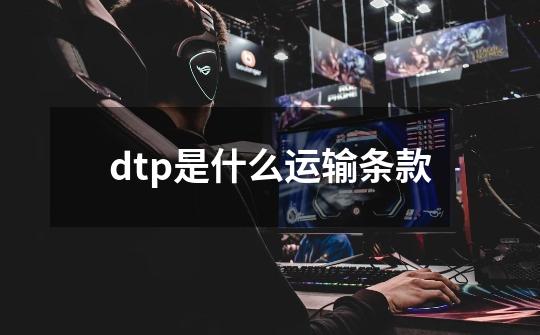 dtp是什么运输条款-第1张-游戏资讯-龙启科技