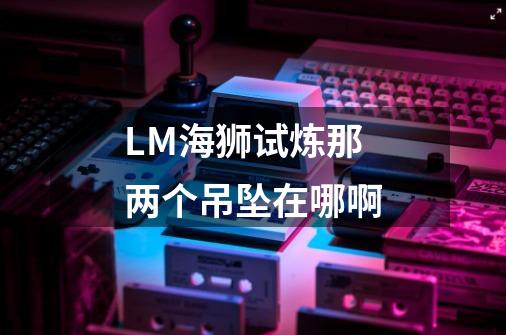 LM海狮试炼那两个吊坠在哪啊-第1张-游戏资讯-龙启科技