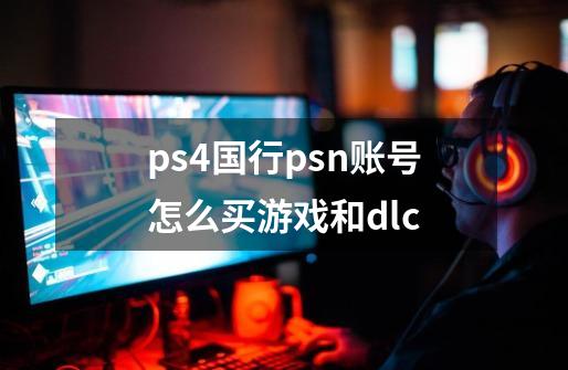 ps4国行psn账号怎么买游戏和dlc-第1张-游戏资讯-龙启科技