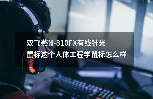 双飞燕N-810FX有线针光鼠标这个人体工程学鼠标怎么样-第1张-游戏资讯-龙启科技