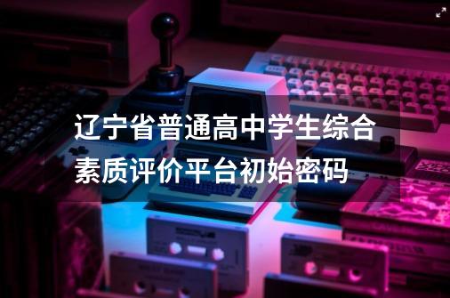 辽宁省普通高中学生综合素质评价平台初始密码-第1张-游戏资讯-龙启科技