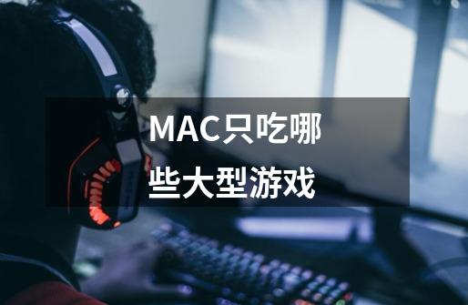 MAC只吃哪些大型游戏-第1张-游戏资讯-龙启科技