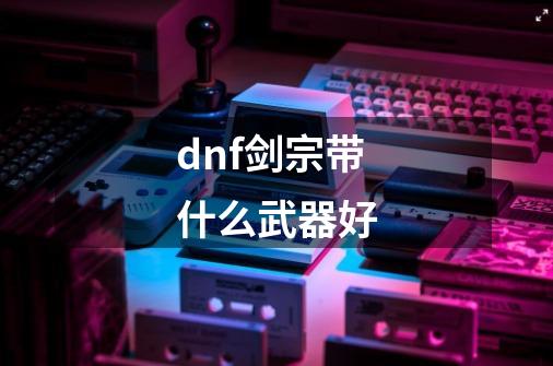 dnf剑宗带什么武器好-第1张-游戏资讯-龙启科技