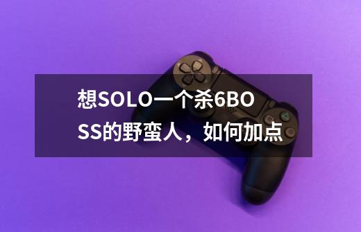 想SOLO一个杀6BOSS的野蛮人，如何加点-第1张-游戏资讯-龙启科技