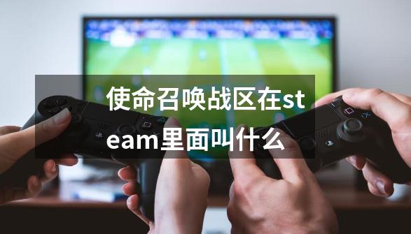 使命召唤战区在steam里面叫什么-第1张-游戏资讯-龙启科技