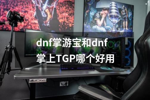 dnf掌游宝和dnf掌上TGP哪个好用-第1张-游戏资讯-龙启科技