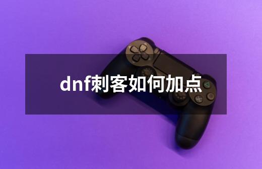 dnf刺客如何加点-第1张-游戏资讯-龙启科技