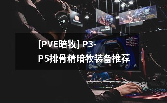 [PVE暗牧] P3-P5排骨精暗牧装备推荐-第1张-游戏资讯-龙启科技