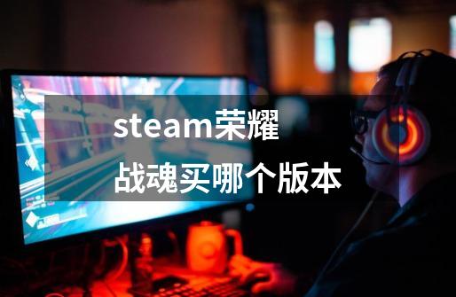 steam荣耀战魂买哪个版本-第1张-游戏资讯-龙启科技