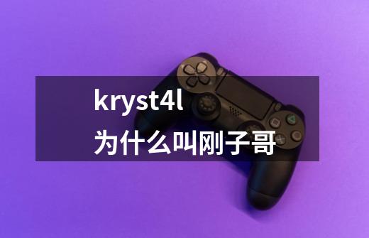 kryst4l为什么叫刚子哥-第1张-游戏资讯-龙启科技