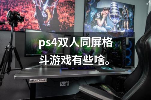 ps4双人同屏格斗游戏有些啥。-第1张-游戏资讯-龙启科技