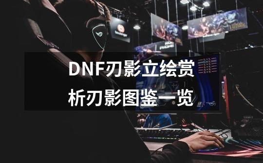 DNF刃影立绘赏析刃影图鉴一览-第1张-游戏资讯-龙启科技