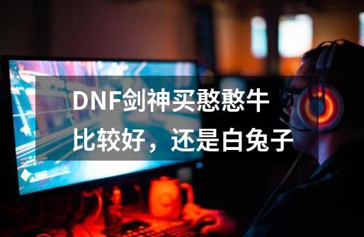 DNF剑神买憨憨牛比较好，还是白兔子-第1张-游戏资讯-龙启科技