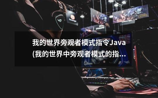 我的世界旁观者模式指令Java(我的世界中旁观者模式的指令)-第1张-游戏资讯-龙启科技