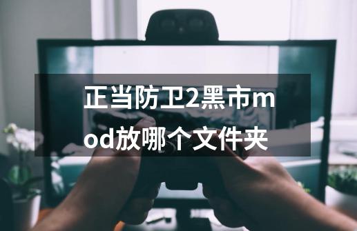 正当防卫2黑市mod放哪个文件夹-第1张-游戏资讯-龙启科技