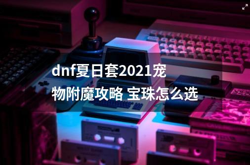 dnf夏日套2021宠物附魔攻略 宝珠怎么选-第1张-游戏资讯-龙启科技