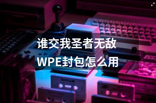 谁交我圣者无敌 WPE封包怎么用-第1张-游戏资讯-龙启科技