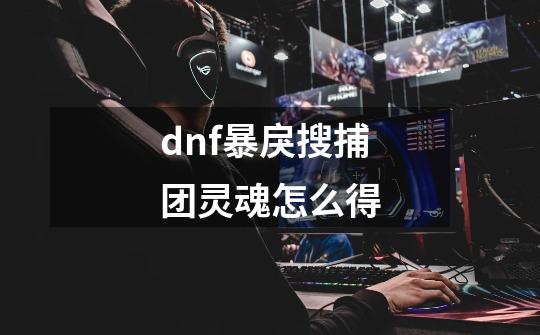 dnf暴戾搜捕团灵魂怎么得-第1张-游戏资讯-龙启科技