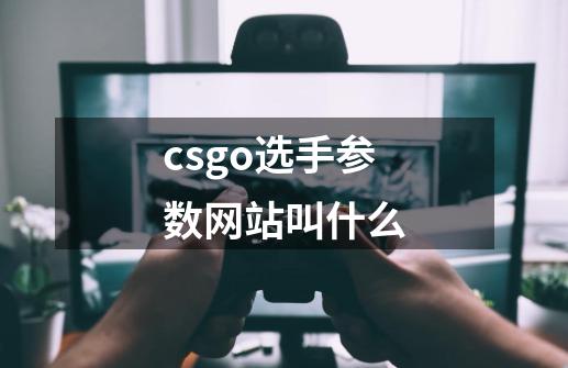 csgo选手参数网站叫什么-第1张-游戏资讯-龙启科技