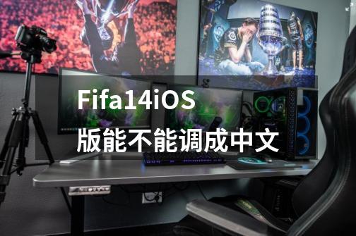 Fifa14iOS版能不能调成中文-第1张-游戏资讯-龙启科技