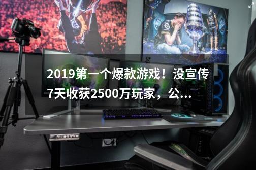 2019第一个爆款游戏！没宣传7天收获2500万玩家，公司股价暴涨20%-第1张-游戏资讯-龙启科技