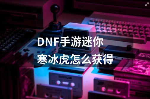 DNF手游迷你寒冰虎怎么获得-第1张-游戏资讯-龙启科技