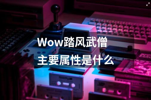 Wow踏风武僧主要属性是什么-第1张-游戏资讯-龙启科技