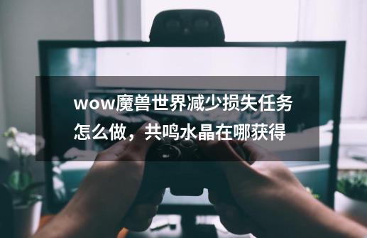 wow魔兽世界减少损失任务怎么做，共鸣水晶在哪获得-第1张-游戏资讯-龙启科技