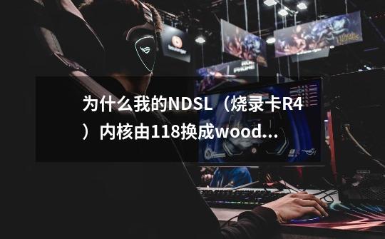 为什么我的NDSL（烧录卡R4）内核由1.18换成woodR4后存档就换了-第1张-游戏资讯-龙启科技