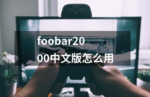 foobar2000中文版怎么用-第1张-游戏资讯-龙启科技