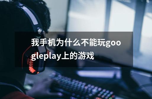 我手机为什么不能玩googleplay上的游戏-第1张-游戏资讯-龙启科技